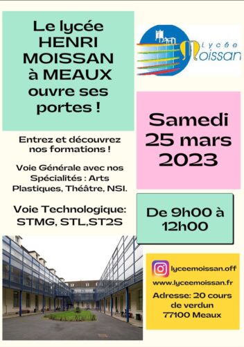 JPO Lycée Moissan Collège Henri IV